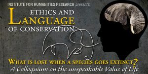 Ethics and Language of Conservation Colloquium web banner