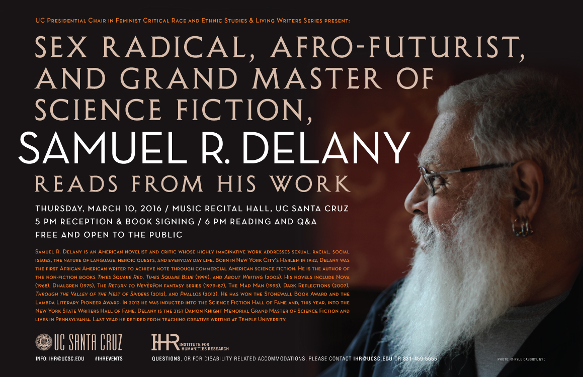 Samuel Delany event poster