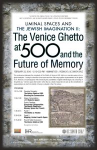 Poster for Liminal Spaces and the Venice Ghetto at 500