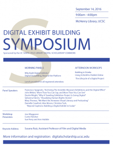 Digital Exhibit Symposium Flyer