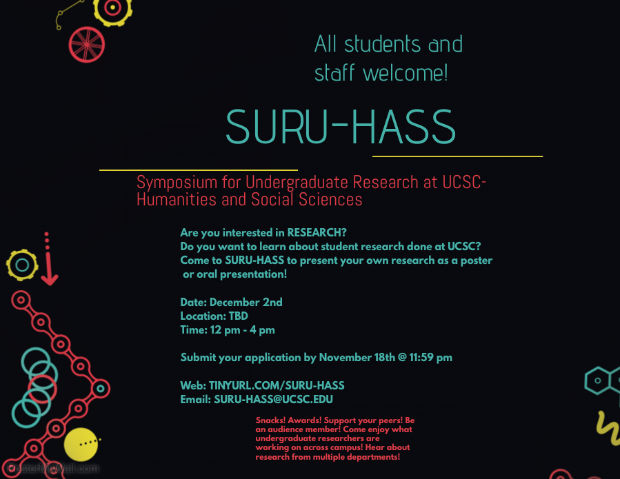 SURU-HASS event flyer