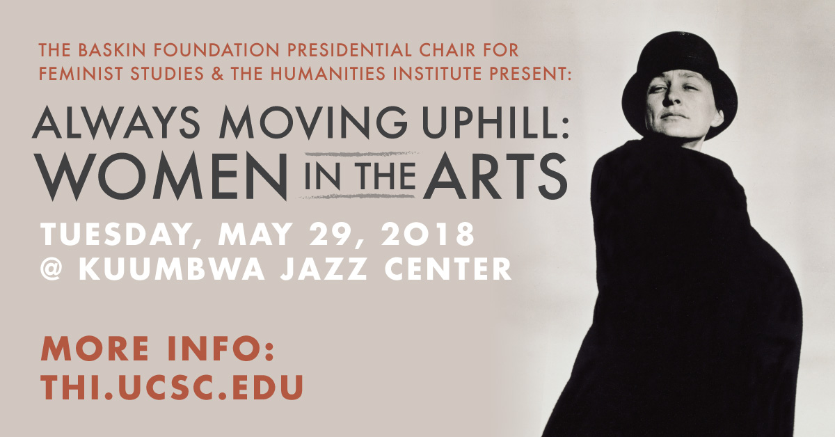 Always Moving Uphill: Women in the Arts event