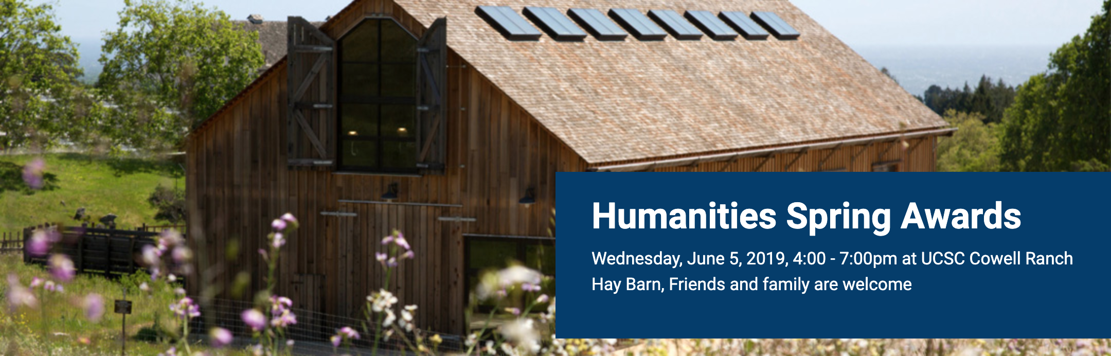 Humanities Spring Awards at the Hay Barn