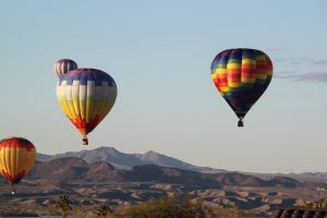 hot air balloons