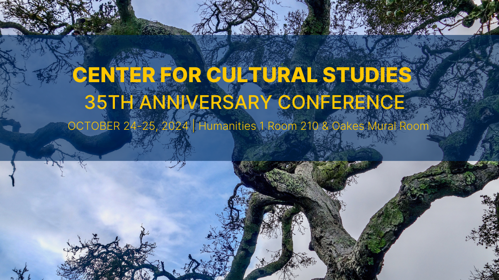 Center for Cultural Studies 35th anniversary banner